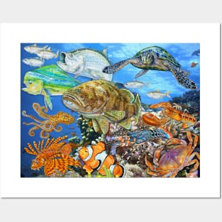 Sea Life Posters and Art